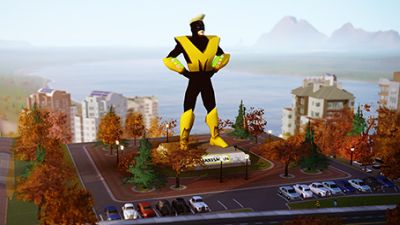 MaxisMan Statue