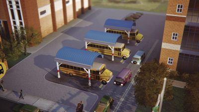School Bus Lot (High School)